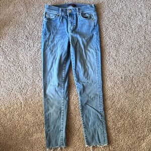 7 For All Mankind Light Blue Skinny Jeans